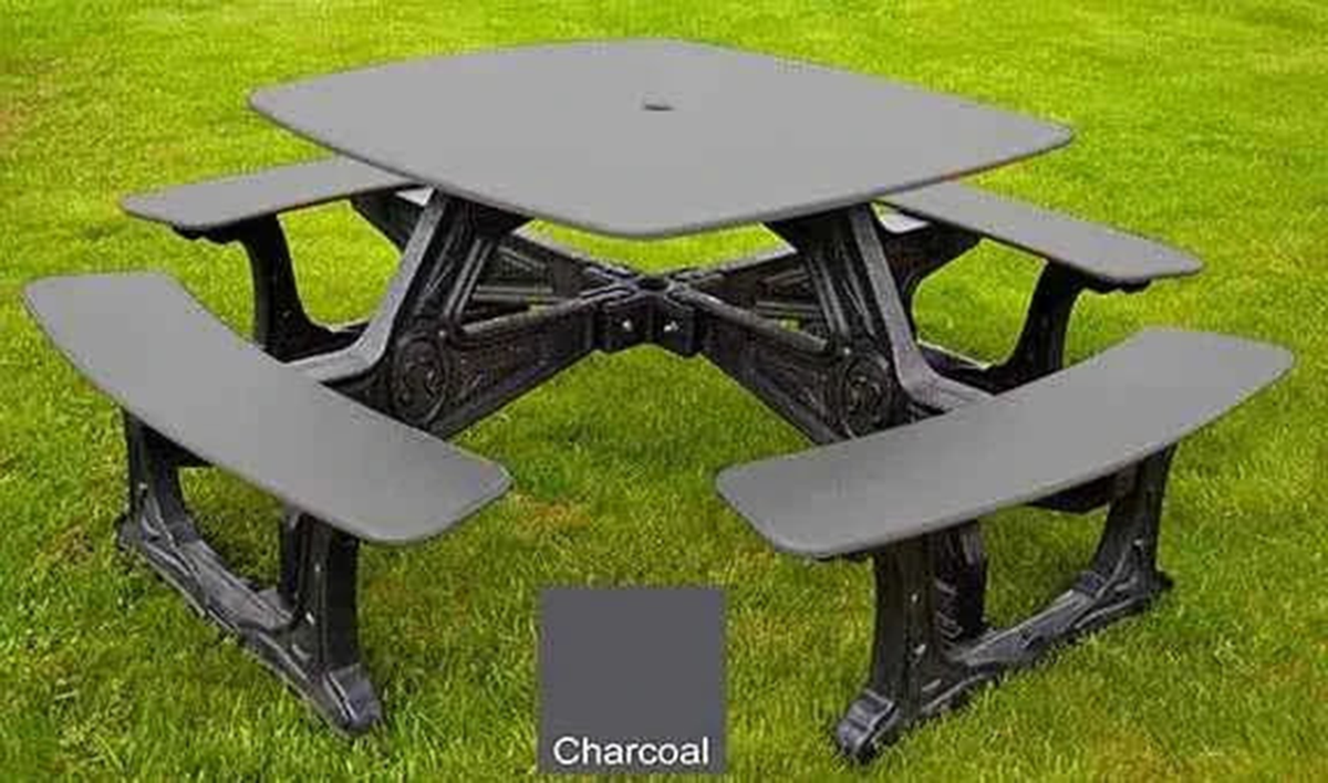 Bistro Outdoor Dining Table – 8 Seat Made from Recycled Plastic by Patio Elegance — product view 5