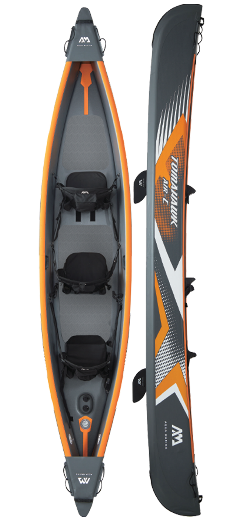 Aqua Marina TOMAHAWK AIR-C 15'8" Inflatable High Pressure Speed Kayak / Canoe by zoppinh — product view 2