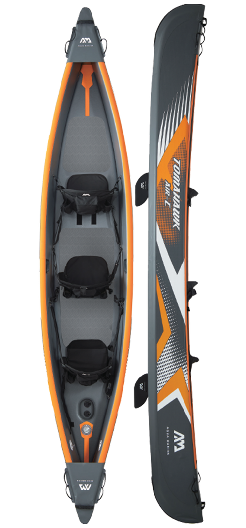 Aqua Marina TOMAHAWK AIR-C 15'8" Inflatable High Pressure Speed Kayak / Canoe by zoppinh — product view 2