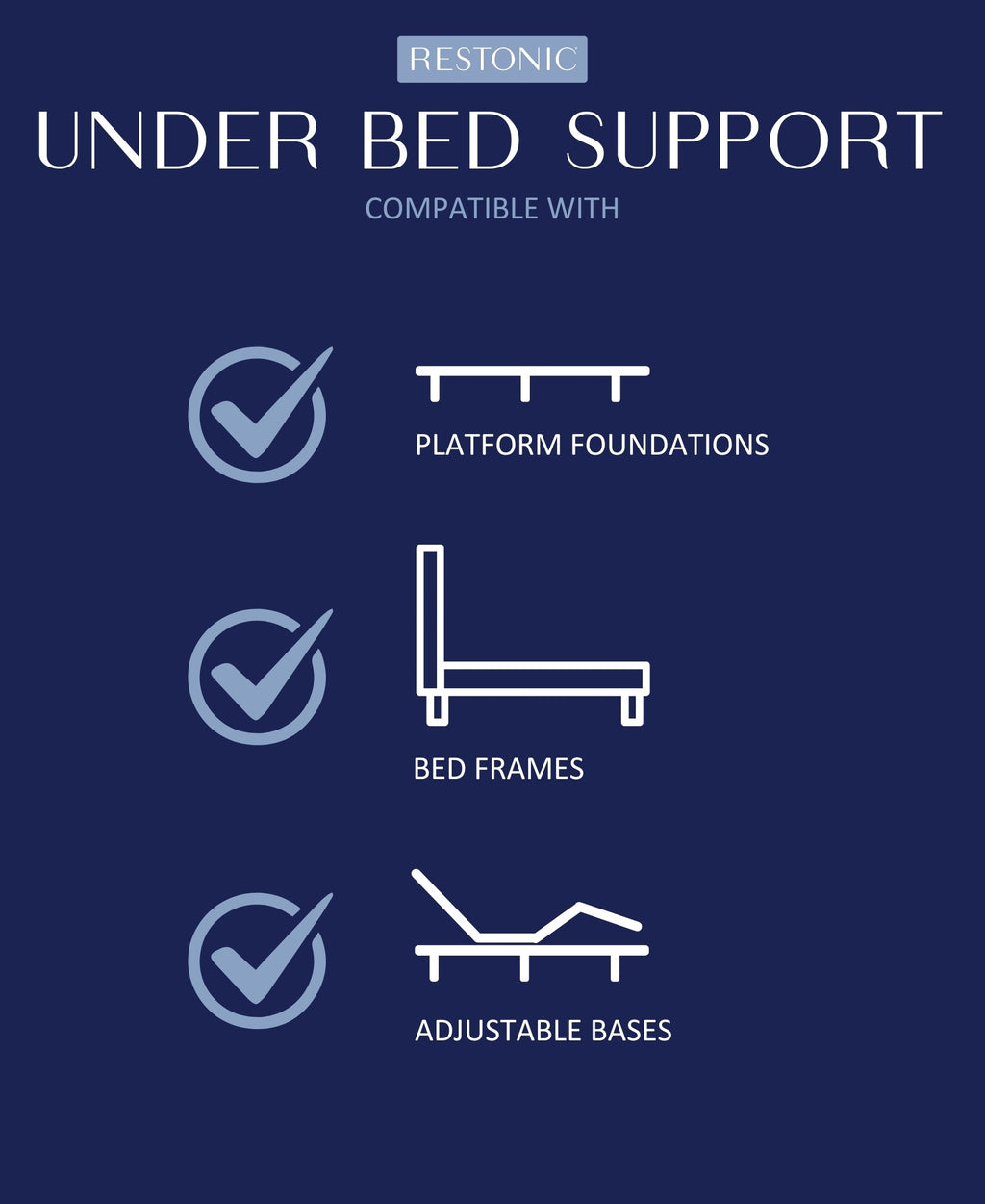 Restonic ComfortCare Hybrid Euro Top Plush King Mattress