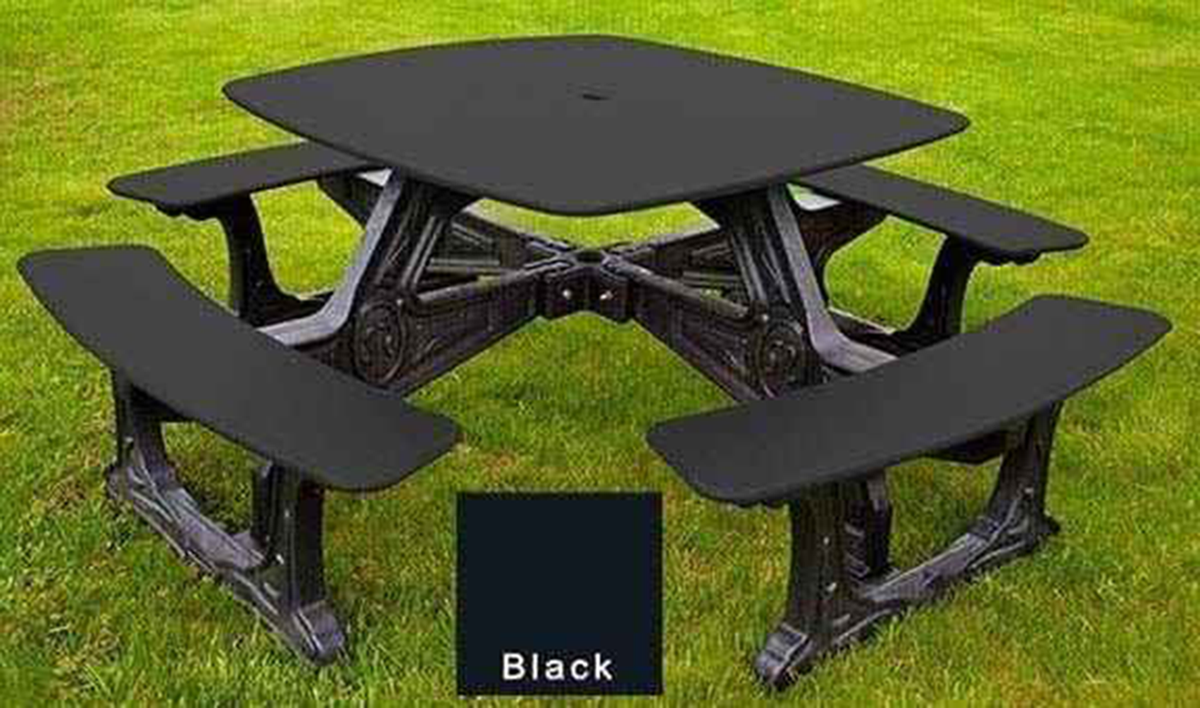 Bistro Outdoor Dining Table – 8 Seat Made from Recycled Plastic by Patio Elegance — product view 2