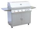 KoKoMo BBQ Grill Classic 40” 5-Burner Freestanding with Cart - 304 Stainless Steel