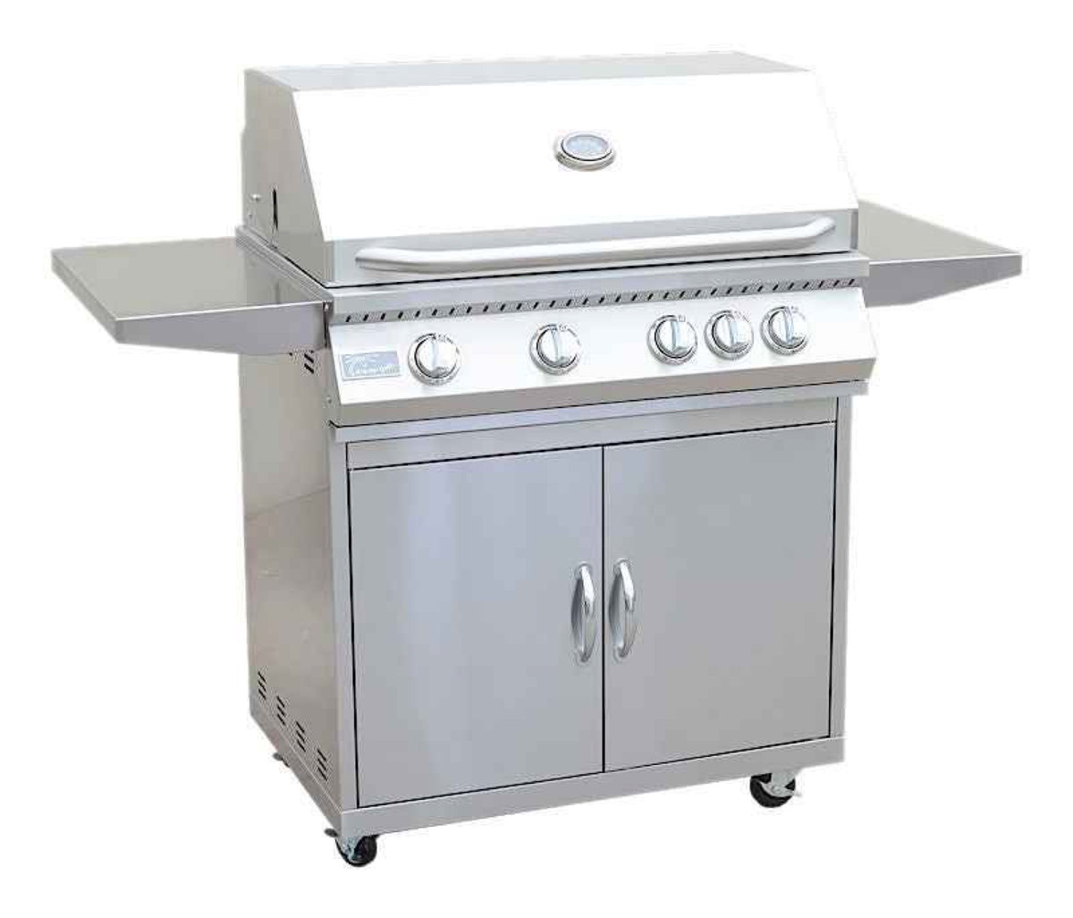 KoKoMo BBQ Grill Classic 32” 4-Burner with Cart – 304 Stainless Steel by Patio Elegance