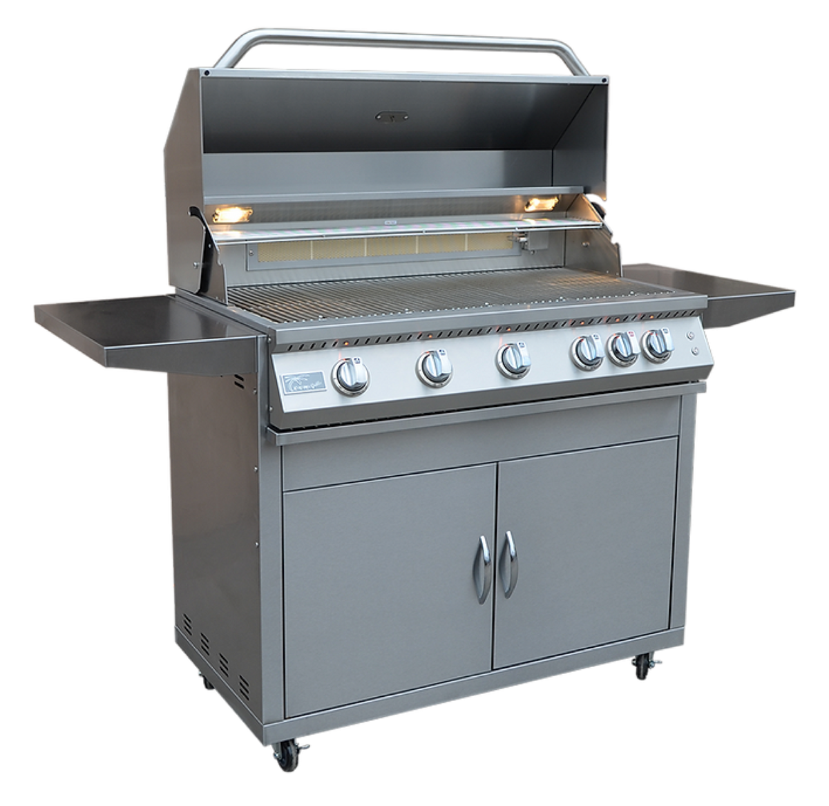 KoKoMo BBQ Grill 40” Professional 5-Burner Freestanding Cart Model by Patio Elegance