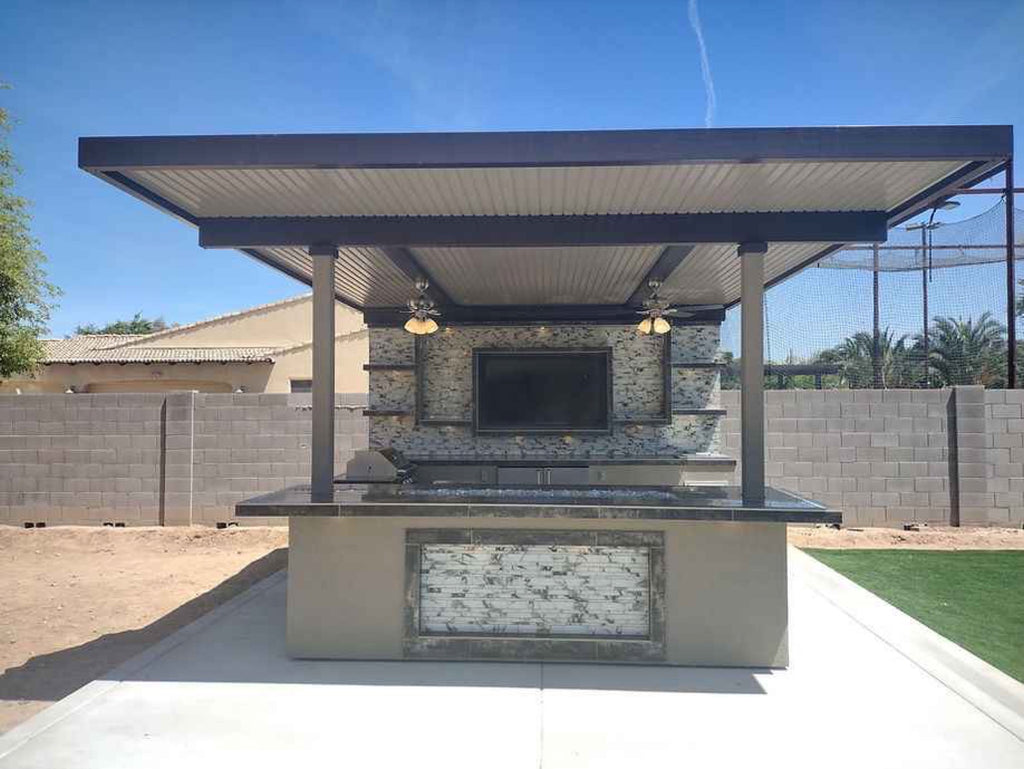 KoKoMo Montego Outdoor Kitchen BBQ Island – Stylish Built-In Grill Island for Patios by Patio Elegance
