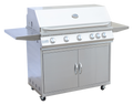 KoKoMo BBQ Grill Classic 40” 5-Burner Freestanding with Cart - 304 Stainless Steel by Patio Elegance
