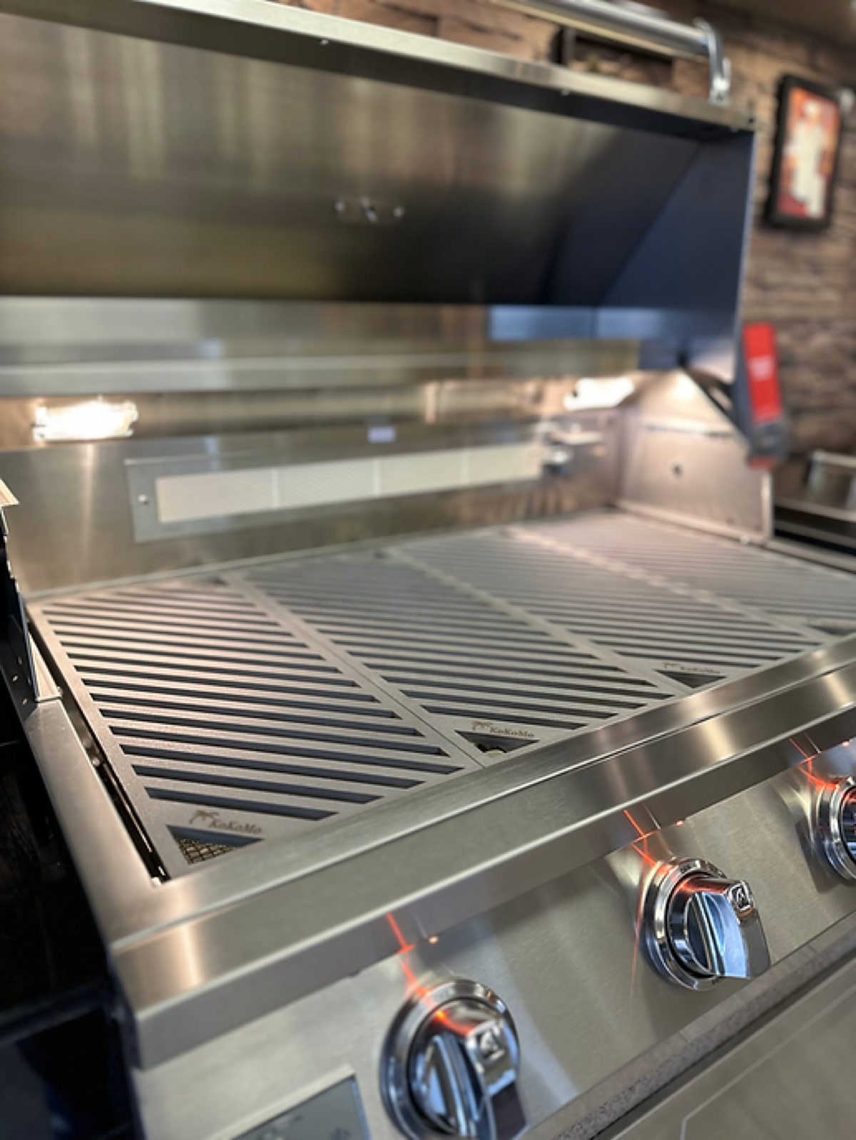 KoKoMo 32” Gas Grill with 4 Burners, Laser-Cut Grates & Back Burner by Patio Elegance