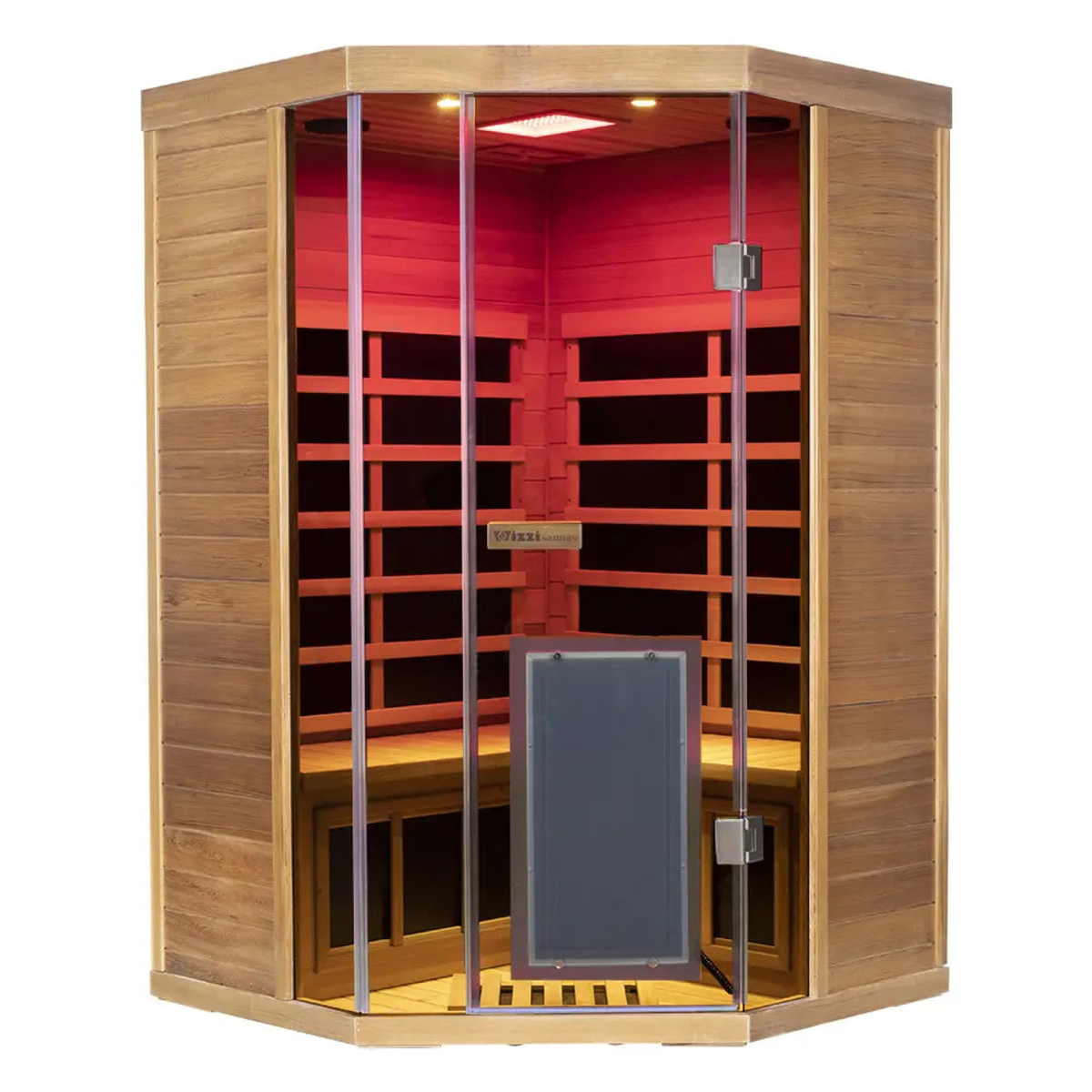 SR07 2 Person Far Infrared Sauna Red Cedar by Wizzisauna
