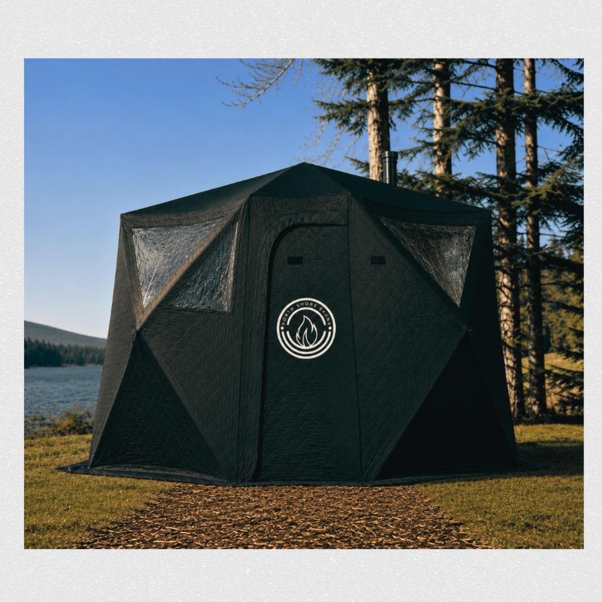 Nova 6 Sauna Tent | 6-person portable sauna by North Shore Sauna