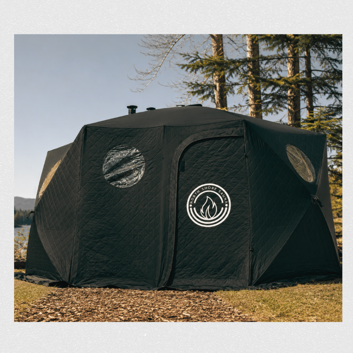 Dome Sauna Tent | 8-person portable sauna by North Shore Sauna