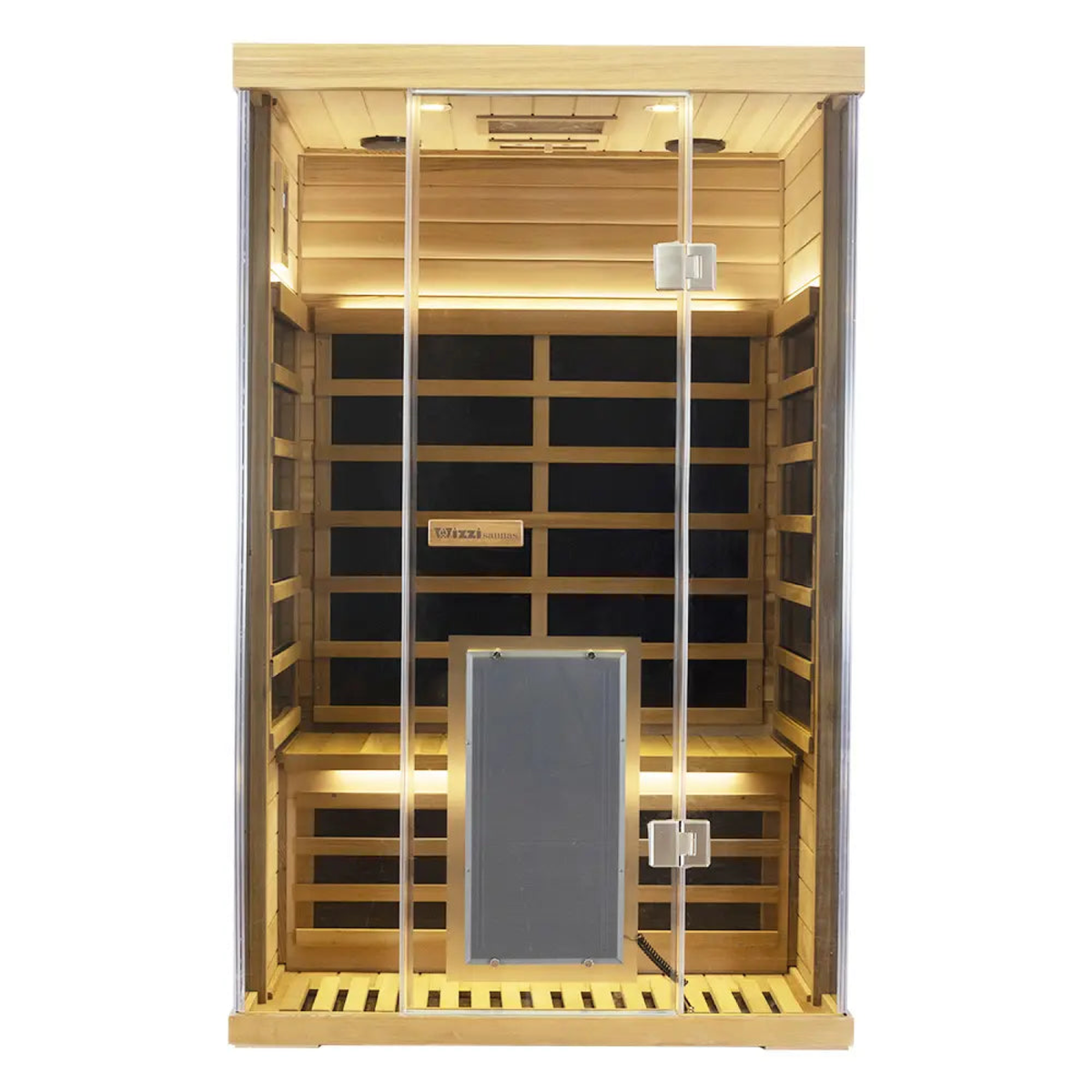 SR02 2 Person Red Cedar Far Infrared Sauna by Wizzisauna