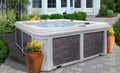 Arcadia Luxury Hot Tub – 7-Person Spa with Dual Captain’s Chairs & Open Footwell, 8' Design by Patio Elegance