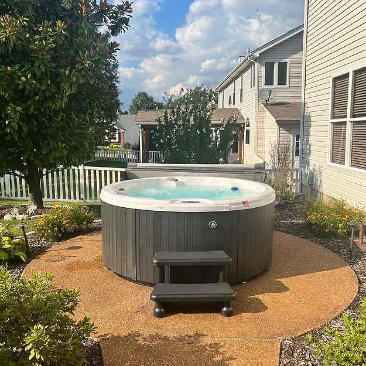 Northstar Round Hot Tub - 7' Outdoor Spa for 5 Adults by Patio Elegance