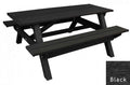 Deluxe Picnic Table – 6′ Durable Recycled Plastic Outdoor Seating by Patio Elegance