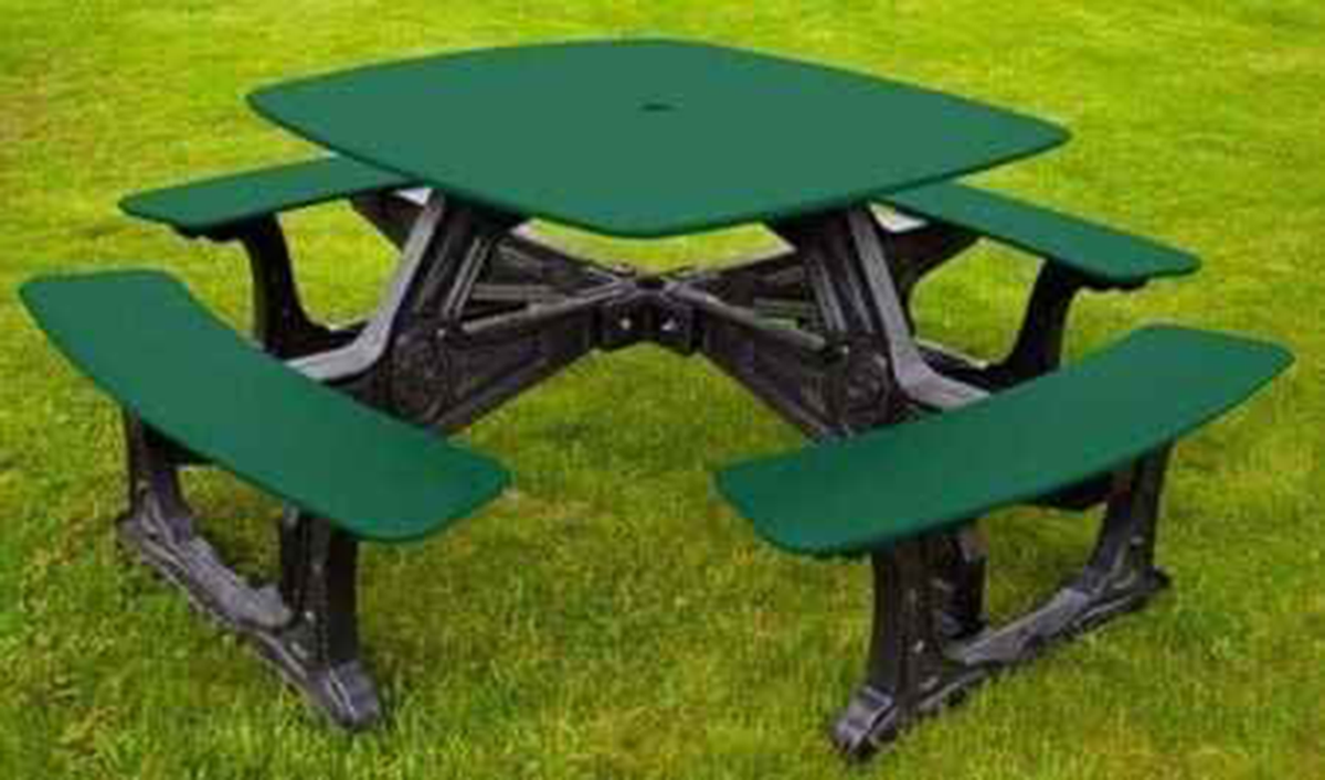 Bistro Outdoor Dining Table – 8 Seat Made from Recycled Plastic by Patio Elegance