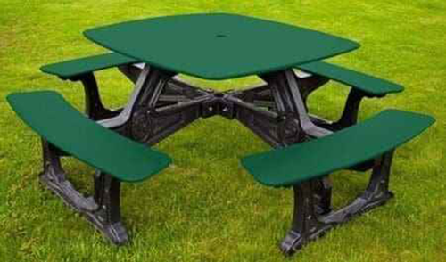 Bistro Outdoor Dining Table – 8 Seat Made from Recycled Plastic by Patio Elegance