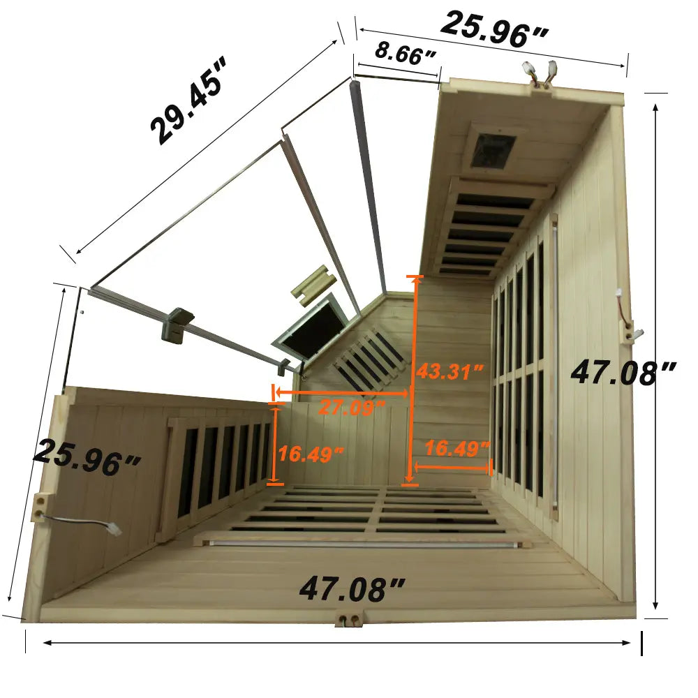 SH07 2 Person Far Infrared Sauna