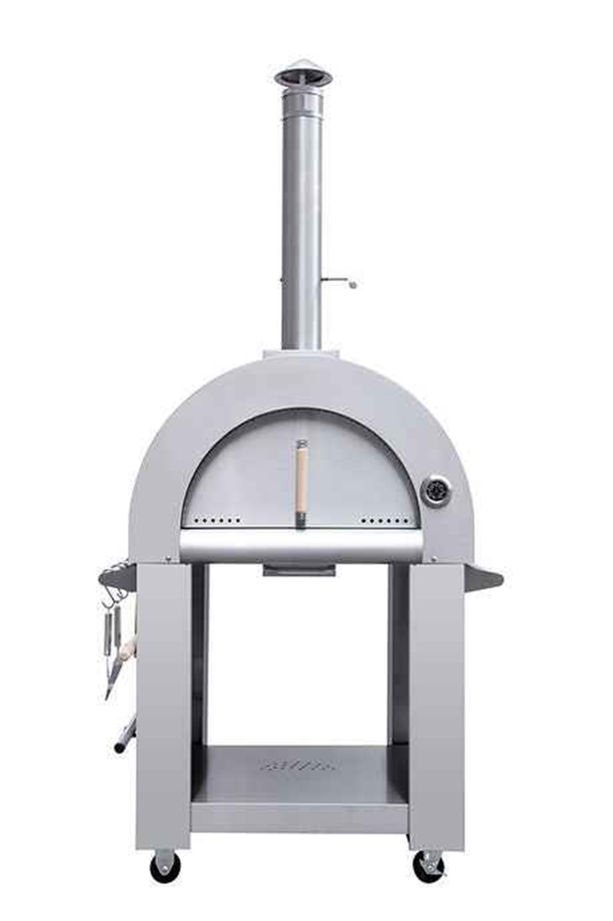 Kokomo Wood Fired Pizza Oven – 32” Stainless Steel, Freestanding or Built-In Options by Patio Elegance — product view 6