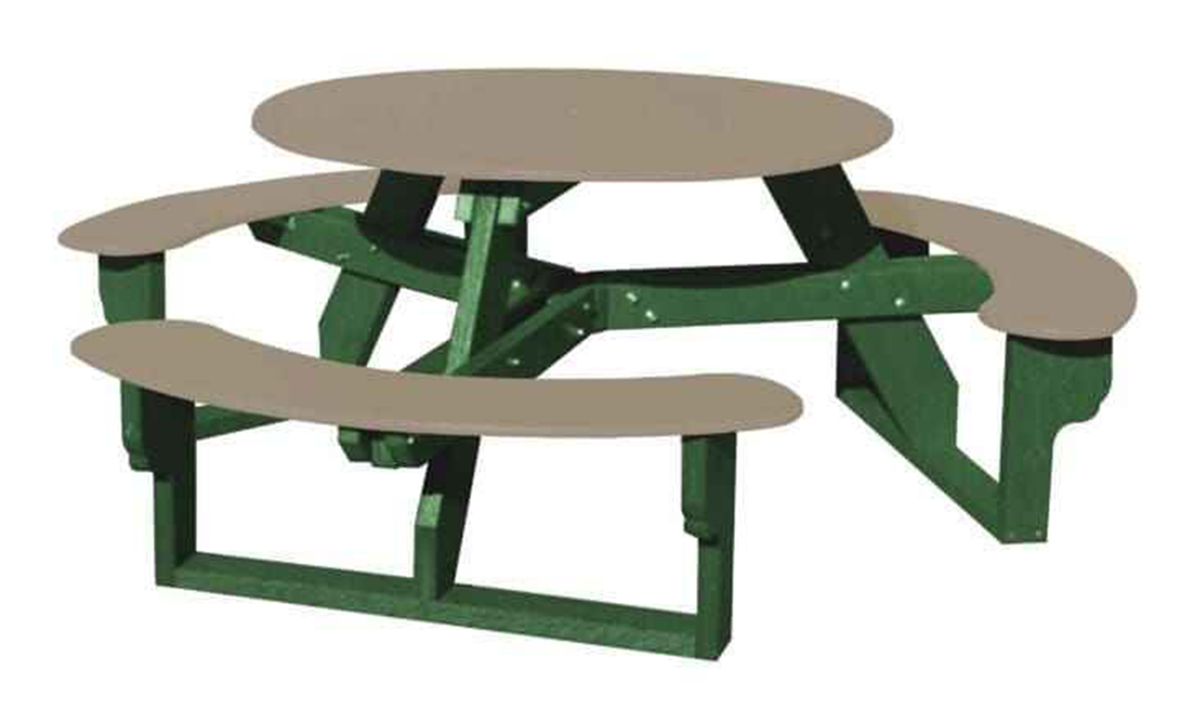 Open Round Table for Versatile and Customizable Outdoor Round Table Seating by Patio Elegance — product view 34