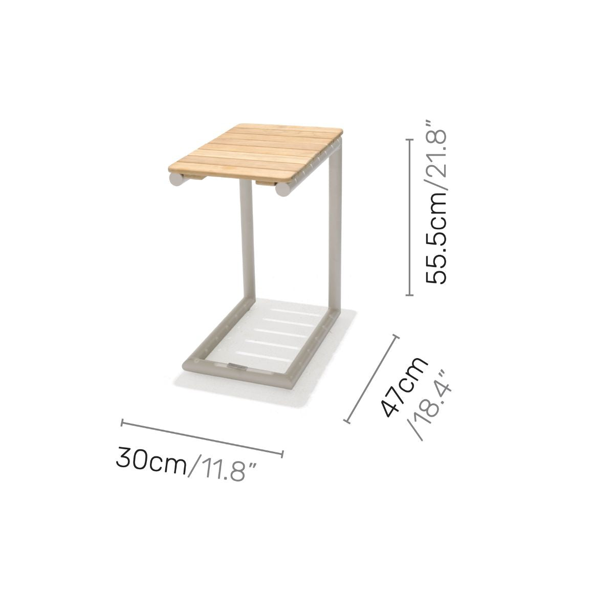 Portals Light C-Shape Side Table