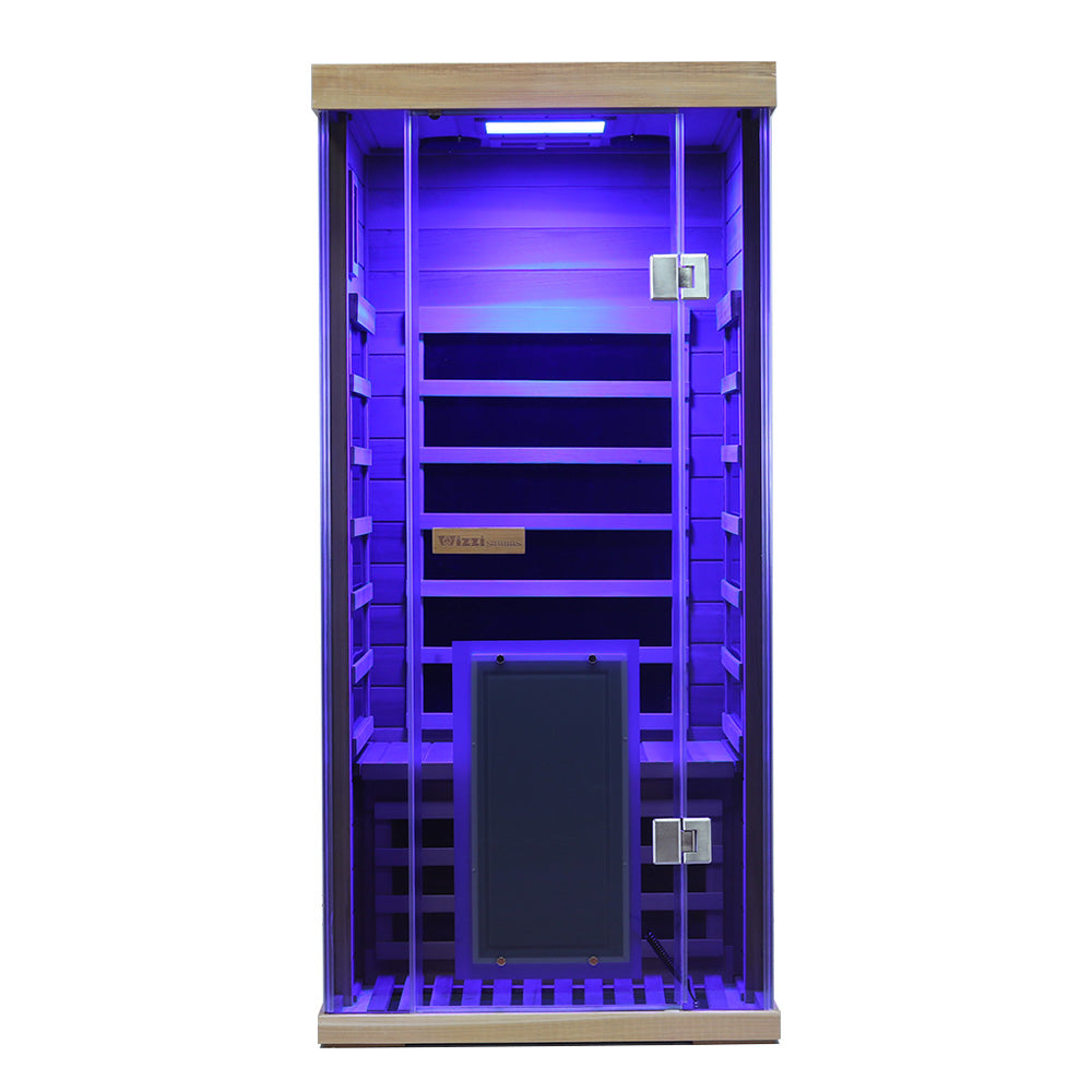 SR01 1 Person Red Cedar Far Infrared Sauna