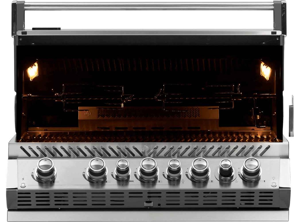 Patio Elegance Gas Grill with Infrared Rear Burner - Prestige PRO™ 665 Built In
