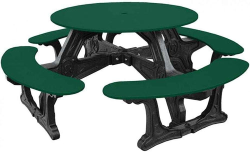 Cantina Round Table Outdoor Seating - Durable Outdoor Seating for 8 by Patio Elegance — product view 2