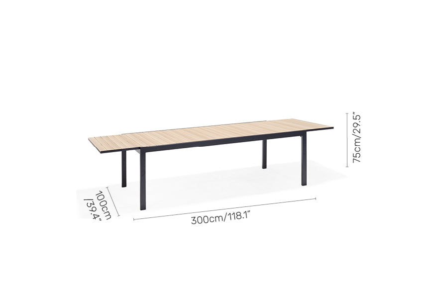 Panama Dark Extendable Table