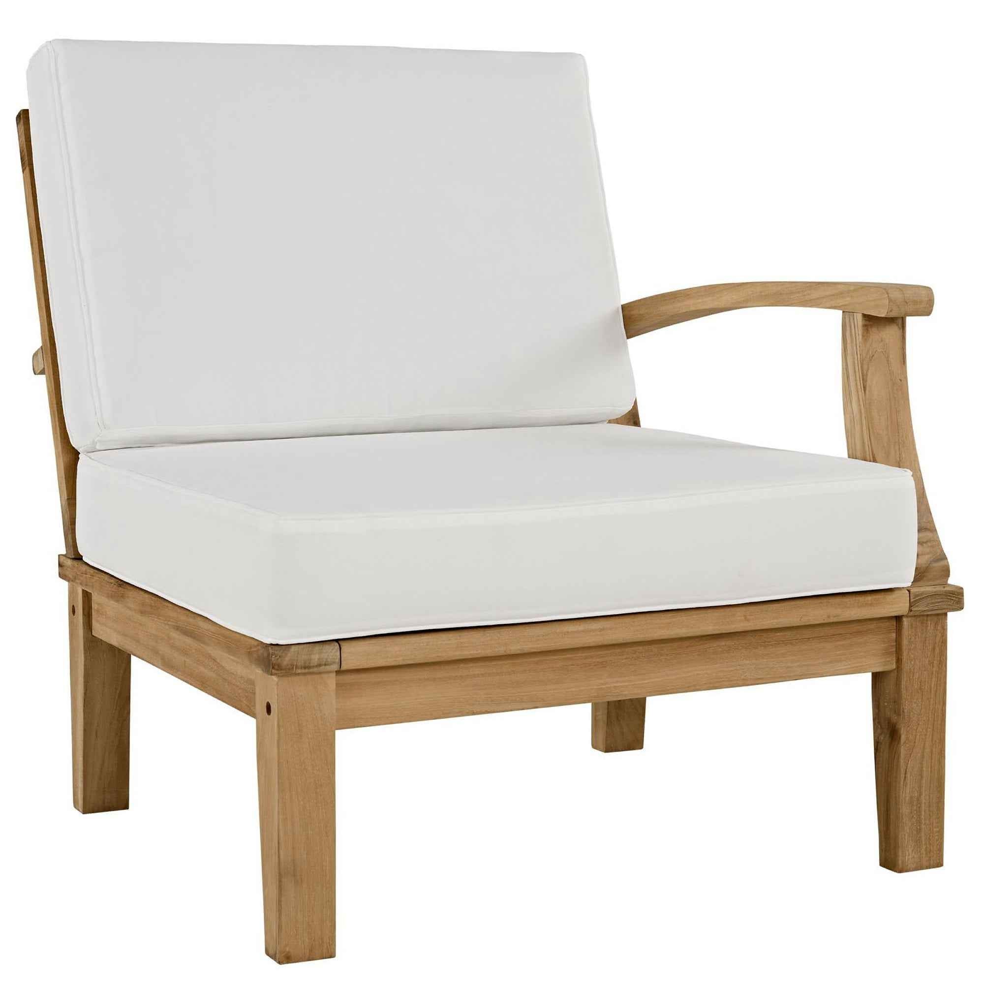 Patio Elegance Outdoor Lounge Set - Marina 9-Piece Teak Collection by Modway