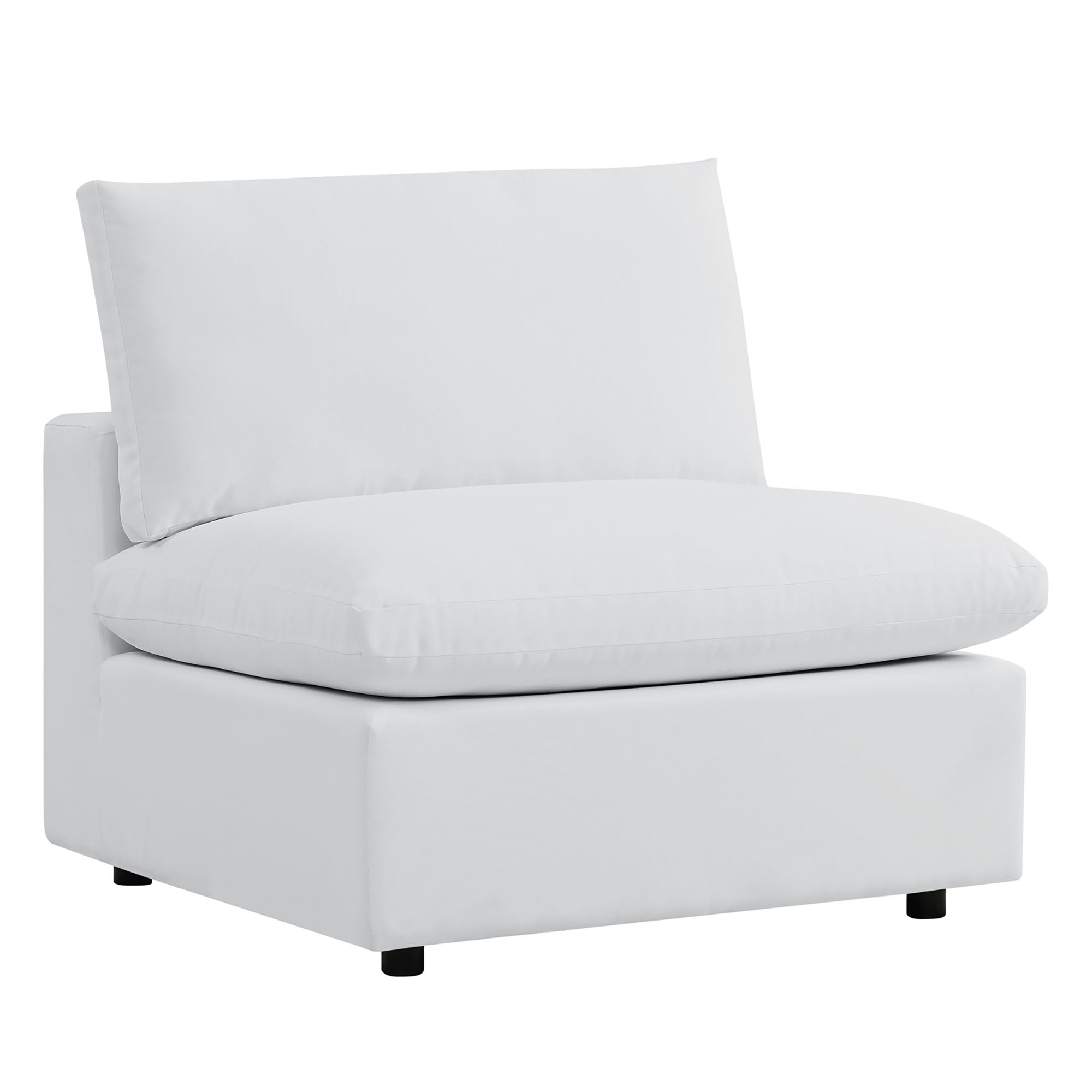 Commix Outdoor Sectional Sofa 5 Piece Sunbrella® White Collection at Patio Elegance