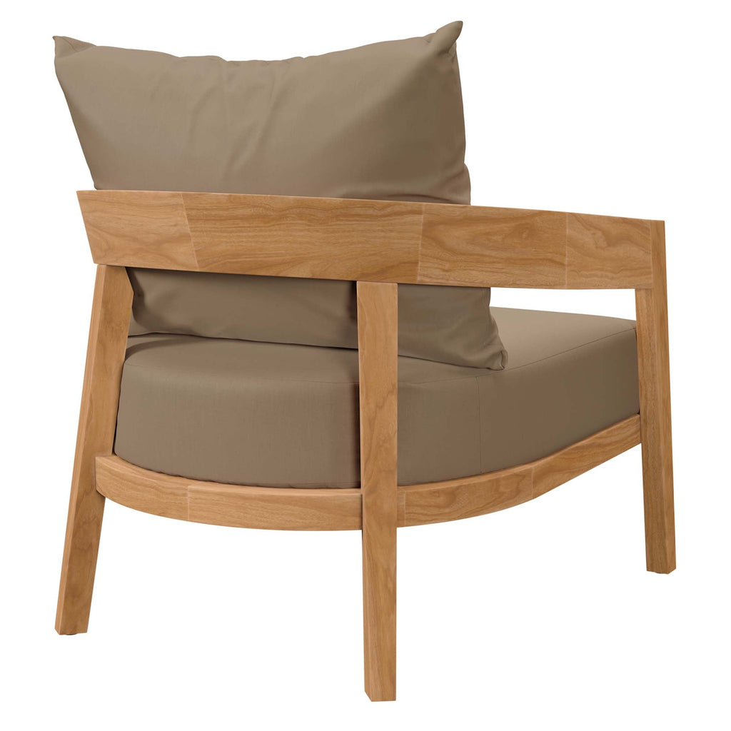 Brisbane Teak Outdoor Patio Set - Stylish 3-Piece Design by Modway
