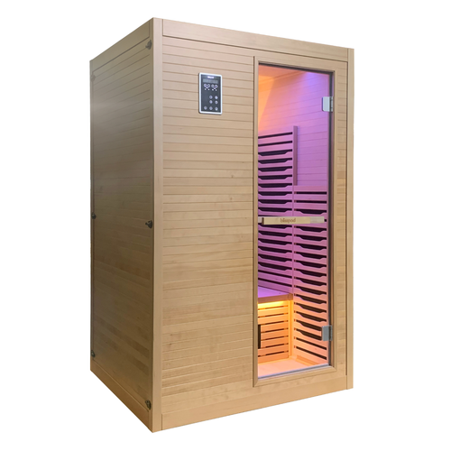 Blisspod | Helsinki | Full Spectrum Ultimate Indoor Sauna | Red Light Therapy | 2 Person by zoppinh — product view 2