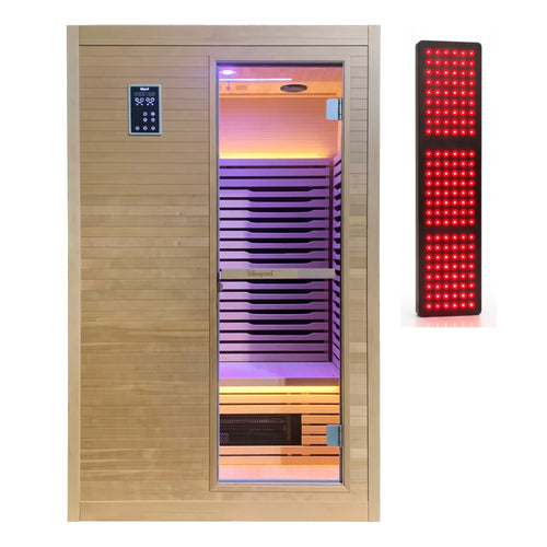 Blisspod | Helsinki | Full Spectrum Ultimate Indoor Sauna | Red Light Therapy | 2 Person by zoppinh