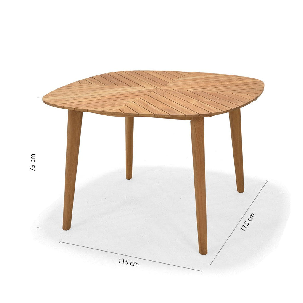 Jade 5 Piece Square Dining Set - Copen Blue