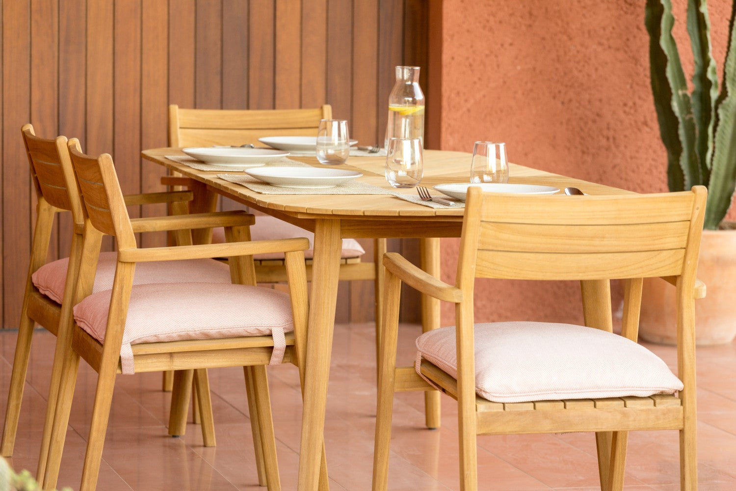 Jade Rectangular Teak Big Table