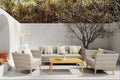Panther Outdoor Patio Wicker and FSC Wood Seating Set