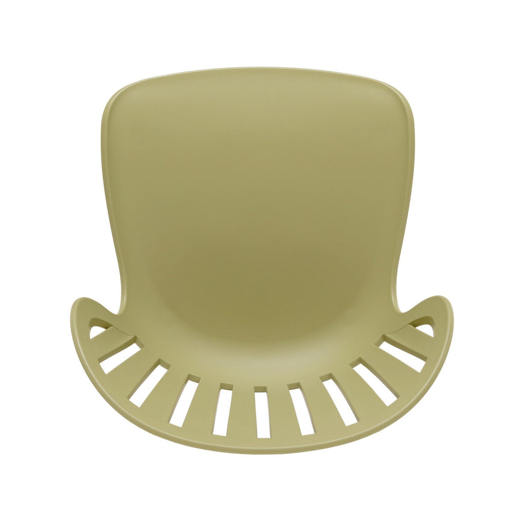 Nassau Side Chair In Sage Green Social Plastic® - 2pc