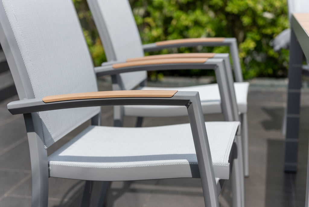 Panama Light Stacking Armchair - 2pc