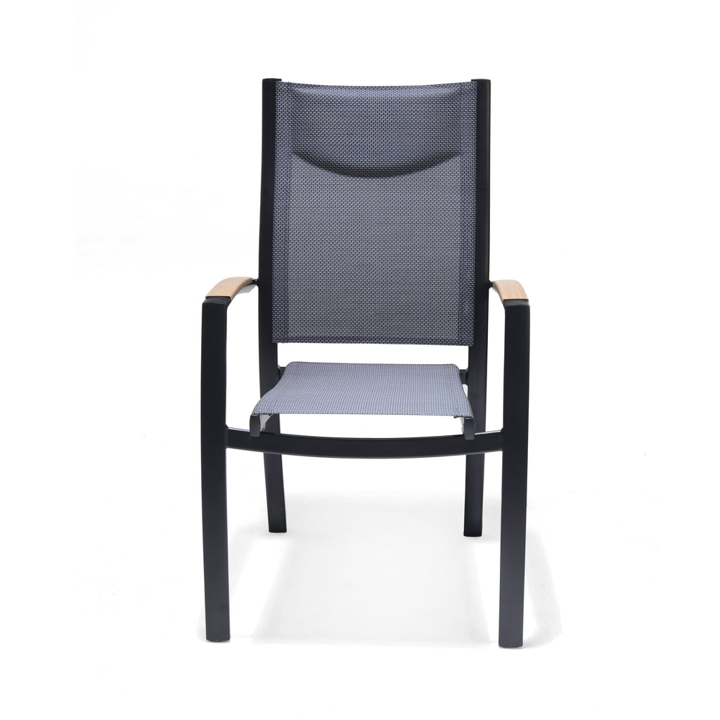 Panama Dark Stacking Armchair - 2pc