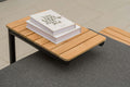 Portals Dark C-Shape Side Table Black