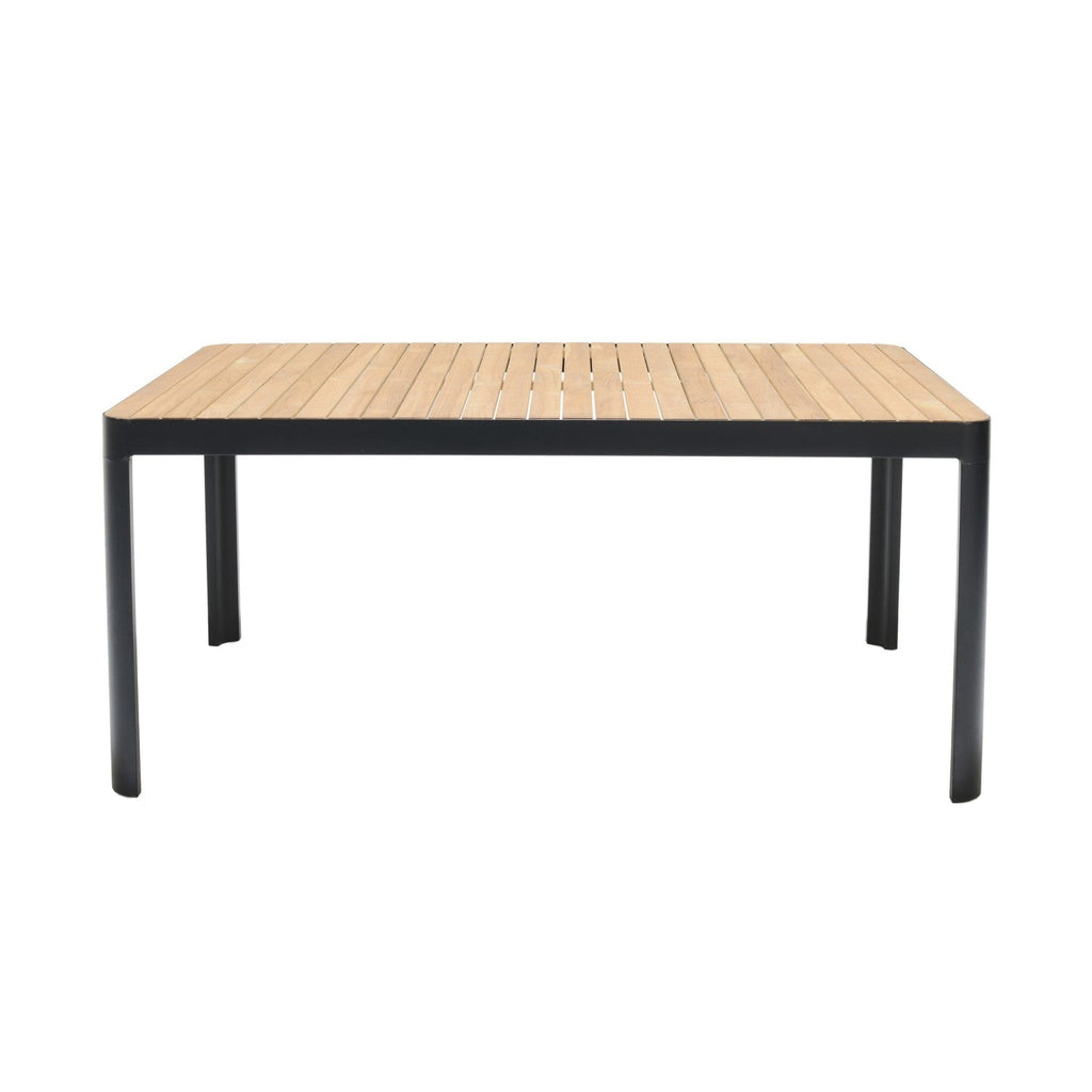 Portals Dark 4 Seater Carver Rectangular Dining set