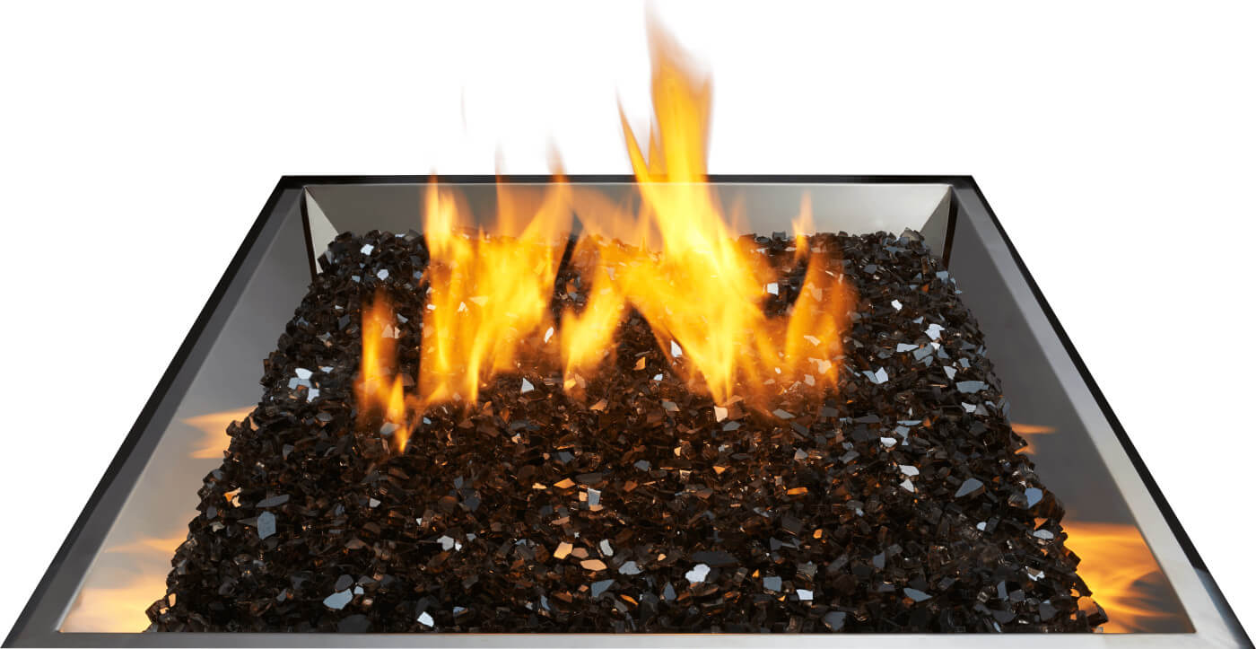 Patio Elegance St. Tropez Fire Table – Square Patioflame Table