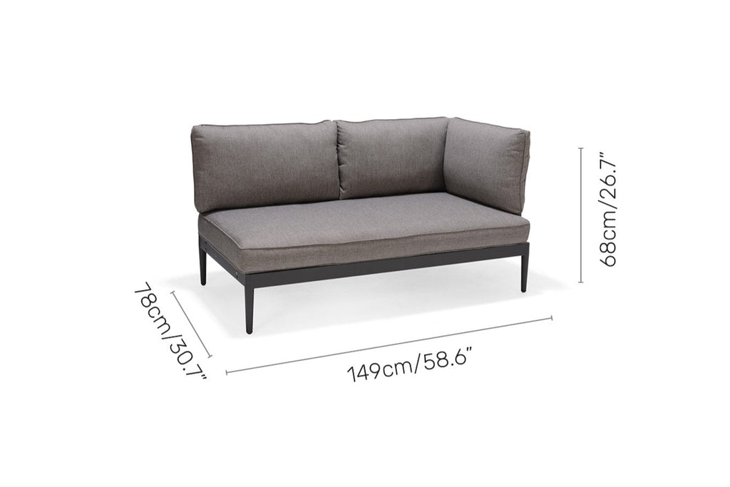 Topaz 4pc Seating Bed Set