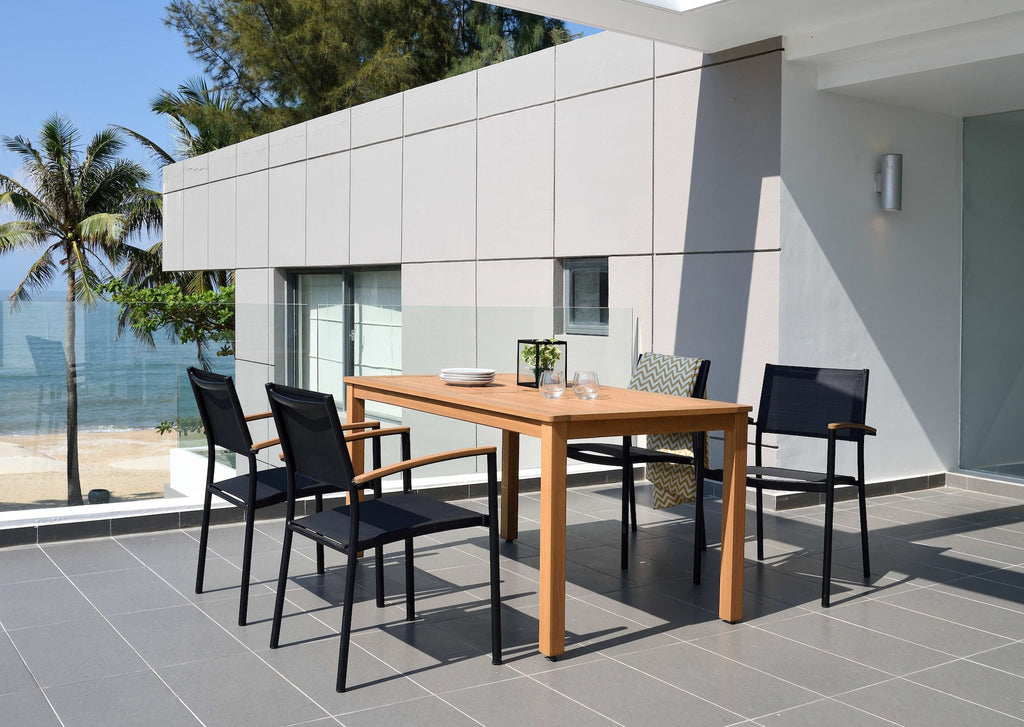 Orlando Rectangular Table and Vera Armchair Dining Set