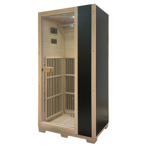 Blisspod | Vienna | Far Infrared Sauna | Canadian Hemlock Very Low EMF | 72.8"H x 35.4"W x 25.6"D | 1 Person by zoppinh