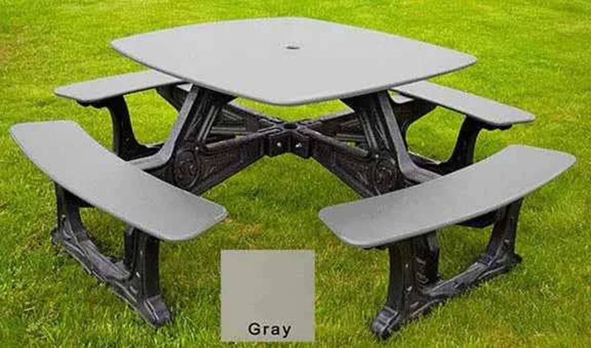 Bistro Outdoor Dining Table – 8 Seat Made from Recycled Plastic by Patio Elegance — product view 6