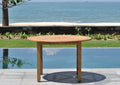 Oldbury Teak Finish Round Table