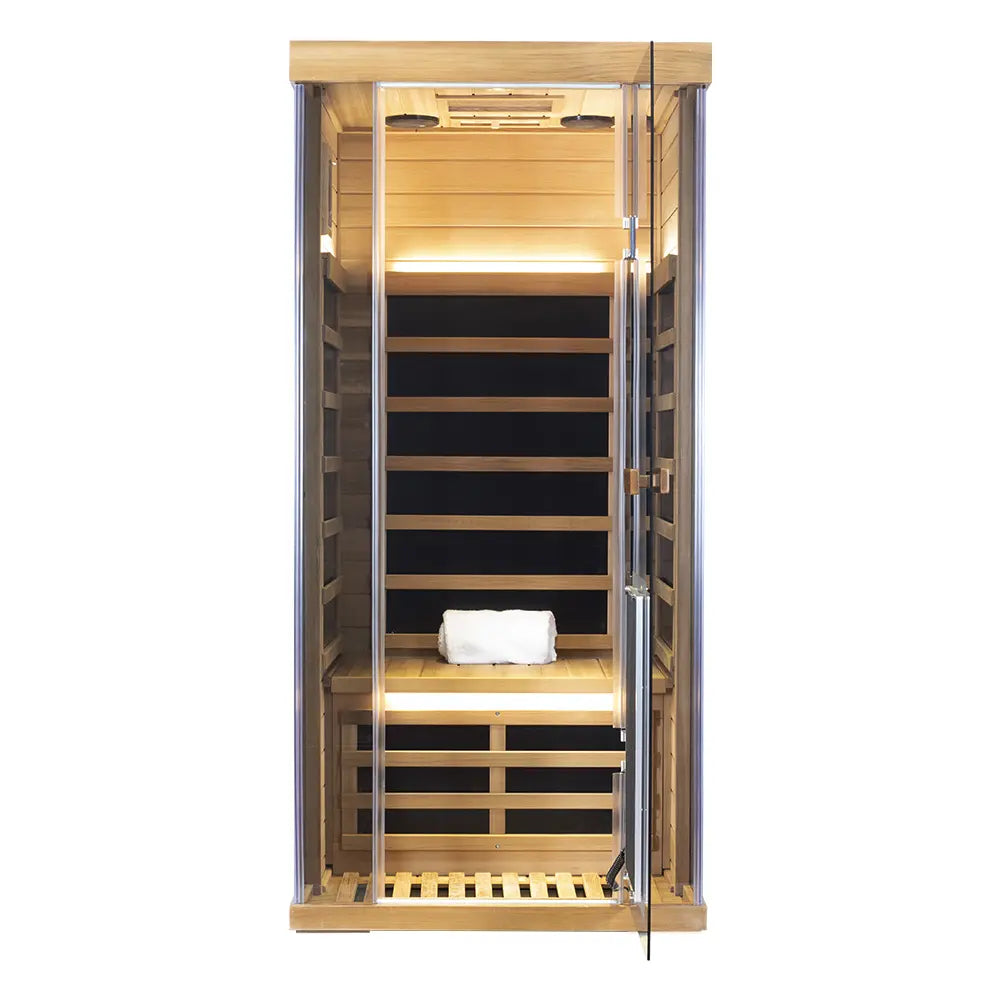 SR01 1 Person Red Cedar Far Infrared Sauna