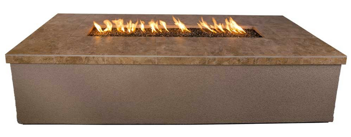 Entertainer Outdoor Fire Pit with Fire-Glass for Ultimate Patio Experience by Patio Elegance