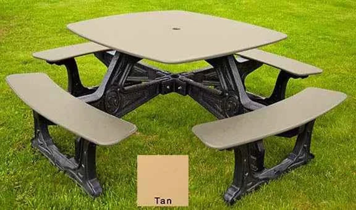 Bistro Outdoor Dining Table – 8 Seat Made from Recycled Plastic by Patio Elegance — product view 9